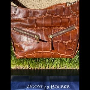 Dooney & Bourke Leather Croc Purse